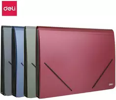 Aplankas-dokumentų dėklas DELI A4 13 skyrių, įvairių spalvų