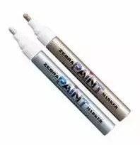 *Permanentinis žymeklis Zebra Paint, 2,0mm, aukso spalvos