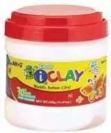 Plastilinas Amos iClay, 400g, kietėjantis ore, kibirėlyje, įvairių spalvų