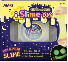 Kūrybinis Slime masės gaminimo rinkinys Amos iSlime Glow in the Dark