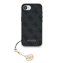 GUESS 4G Charm Case for iPhone 16e Tone on Tone / Grey