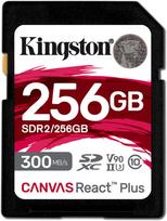 KINGSTON Canvas React Plus 256GB UHS-II SDXC memory card (SDR2/256GB)