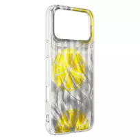 TFO Ultra-trendy summer case for Motorola Edge 70 Fusion, lemon color