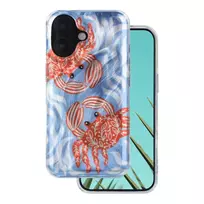 TFO Ultra-trendy summer phone case for iPhone 17, multicolor (crab)