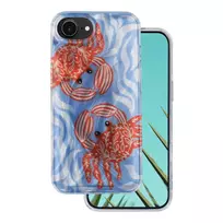 TFO Ultra Trendy Summer phone case for iPhone 16e | iPhone 17e multicolor (crab)