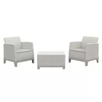 Keter Garden furniture set Scandi Forma Balcony Set pebble gray/light beige