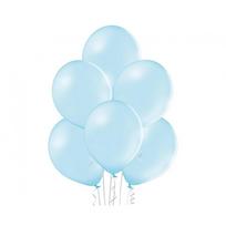 Balionai vienspalviai pasteliniai žydri „Sky Blue“ 30 cm (100 vnt.) – lateksiniai balionai šventėms