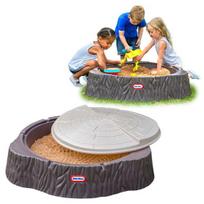 Little Tikes smėlio dėžė su dangčiu, medžio kamienas