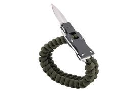 Paracord apyrankė su peiliu