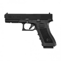 Airsoft pistoletas Glock 17 6 mm green gas