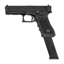 Airsoft pistoletas Glock 18C gen 3, 6 mm, green gas