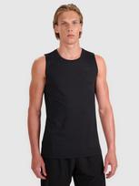 Vyriški tank top greitai džiūstantys treniruočių marškinėliai - juodi