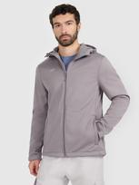 Vyriška softshell vėjui atspari striukė 5000 membrana - pilka