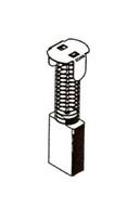 Šepetėlis Haushalt 30-34-013-H, 6.35 mm x 12.7 mm x 23.5 mm, 2 vnt.
