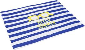 Vėsinantis kilimėlis gyvūnui Beeztees Hello Summer, mėlyna sp./balta sp., XL