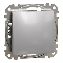 1 klavišo jungiklis Schneider Electric Sedna Design SDD113101 (aliuminis)