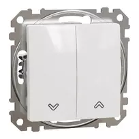 2 klavišų žaliuzių jungiklis Schneider Electric Sedna Design SDD111104 (baltas)
