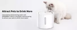 Išmanus vandens fontanas katėms ir šunims PETKIT Eversweet Solo 2, 2 L, balta