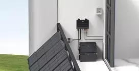 Balkoninės Saulės mini elektrinės elektros kaupiklis ECOSOLEX EBK-B2000