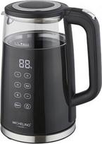Stiklinis virdulys 1.7 l su skaitmeniniu valdymu Michelino 74357 stiklas/ juodas
