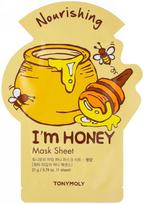 Veido kaukė TONYMOLY I´m Honey Mask Sheet TM00000726, su medaus ekstraktu, 21 g