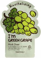 Veido kaukė TONYMOLY I´m Green Grape Mask Sheet TM00005839, su vynuogių ekstraktu, 21 g