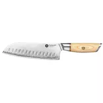 Trijų sluoksnių nerūdijančio plieno peilis Santoku Knife, KZ43KN, 18 cm