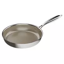 Indukcinė nerūdijančio plieno keptuvė Zyle Tri-Ply, ZY2028CFP, Ø28 cm