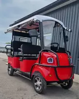 Elektrinis šešiavietis keturratis motoroleris su stogu FL-06-7 1000W 45Ah 60V