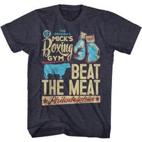 Rocky Just Beat It Slim Fit Navy Unisex T-shirt S beige