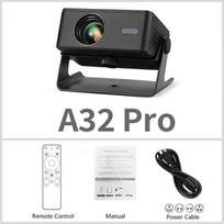 Aun A32 Pro Android 13 Projector Portable Cinema Home Theater Mini Led Projector 3d Wifi For Phone Computer 4k Video 1080p Movie Eu plug