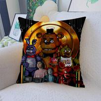 FNAF Five-nights-At-Freddy Pillow Gift Home Office Decoration Pillow Bedroom Sofa Car Cushion CoverPillow Case 12x12Inch