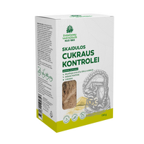 ŠVENČIONIŲ VAISTAŽOLĖS SKAIDULOS CUKRAUS KONTROLEI, milteliai, 150 g.