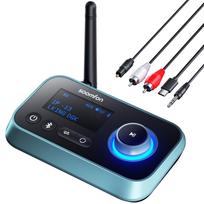 SOOMFON Bluetooth siųstuvas ir Bluetooth garso adapteris su ir skaitmenine vienalaike dviejų iki 30M ryšio jungtimi, suderinamas su ir mėlyna