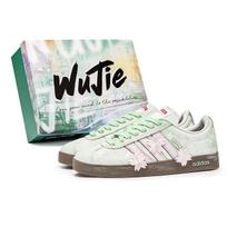 Adidas WuJie, Dėžutė, Pušies Žiedų Amortizacija Žemi Skateboard Batai Unisex Žalia Ruda HQ1802(Team1173-S-BOX) 35⅔