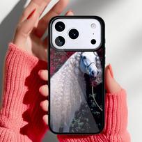 Handsome Horse Animal Phone Case for iPhone 17 16 15 14 13 Pro Max Back Cover for 12 11 Pro Coque iPhone 14