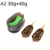 3/4/6Pcs Carp Fishing Method Feeders,20G/30G/40G/50G/60G Fishing Feeders With Quick Realease Mould,Carp Fishing Accessories A2