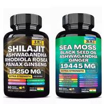 „Dynamic Vitality“ rinkinys – jūros samanų multivitaminų ir šiladžito energijos derinys Pack = 60 Capsules
