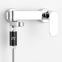 Shower Thermometer Waterproof Smart Temperature Digital Display Faucet Water Thermometer With External LED Light Thermometer China Mainland