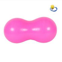 45*90CM Peanut Ball Anti-Burst Yoga Fitness Ball Pilates Yoga Ball  Strength Training rožinė