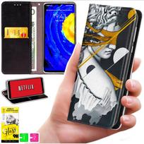 Etui Typu Portfel Do Xiaomi 15T - Pokrowiec Bluemoon Nadruk + Szkło 9H