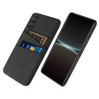 For Sony Xperia 1 V VI IV III II Case  Fabric Dual Card Cover For Sony Xperia 1 II III IV V VI Case Coque Funda Capa For Sony Xperia 1