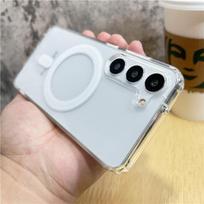 For For Samsung Galaxy S24 S25 Ultra   Magnetic Transparent Frame Phone Case For For Samsung S21 S22 Plus S23 FE S24+ Cover For Samsung Galaxy S21 Plus
