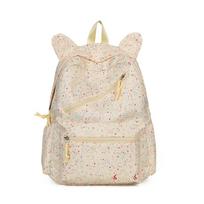 Gipsophila Sequins Women Schoolbag Junior High School Student Lightweight Backpack geltona