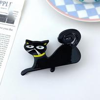 Pet Acetate Cat Hair Claw Acetic Acid Shark Clip Cute Animal Hair Clip  Female Style 2
