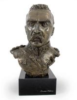 Józef Piłsudski - Biust Ant Marmuro, Žinomo Asmens Statulėlė, Dekoracija Biurui, Mokyklai Ir Viešbučiui Prekės ženklo Art-Dog