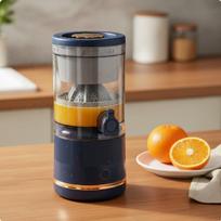 Portable Electric Juicer Easy to Clean Cordless Fruit Juicer Electric Oranges and Lemons Press Bladeless Design Kitchen