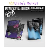 BABYMONSTER - DRIP Zip Lock Ver. / Binder Ver. + Free Gift NO POB_Random ver. gray