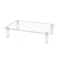 Acrylic Monitor Stand Risers Table Space Saving Printer Organizer Computer Storage Lifting Rack for Home and Office