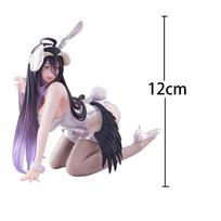 Overlord Albedo Bunny Girl Anime Figure Sexy Swimsuit Action Collectible Model Doll Noodle Stopper Adult Gift Toy